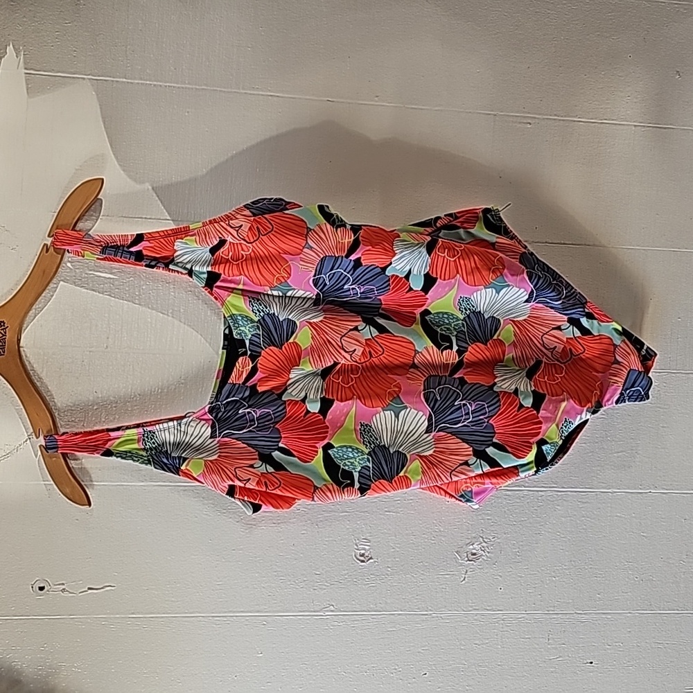 ROATAN SWIMWEAR MULTI-COLORED ONE PIECE SIZE 4X